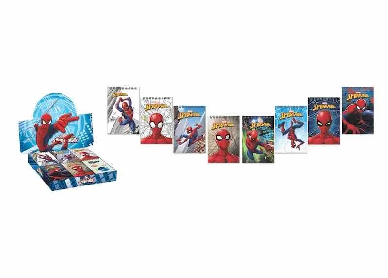 Keskin Color Spiderman A7 Spiralli Karton Kapak Bloknot Çizgili 42 Yp 140100-06