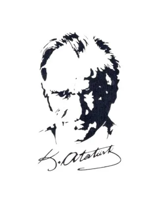 Svn Ata Silüet Folyo Sticker No:1