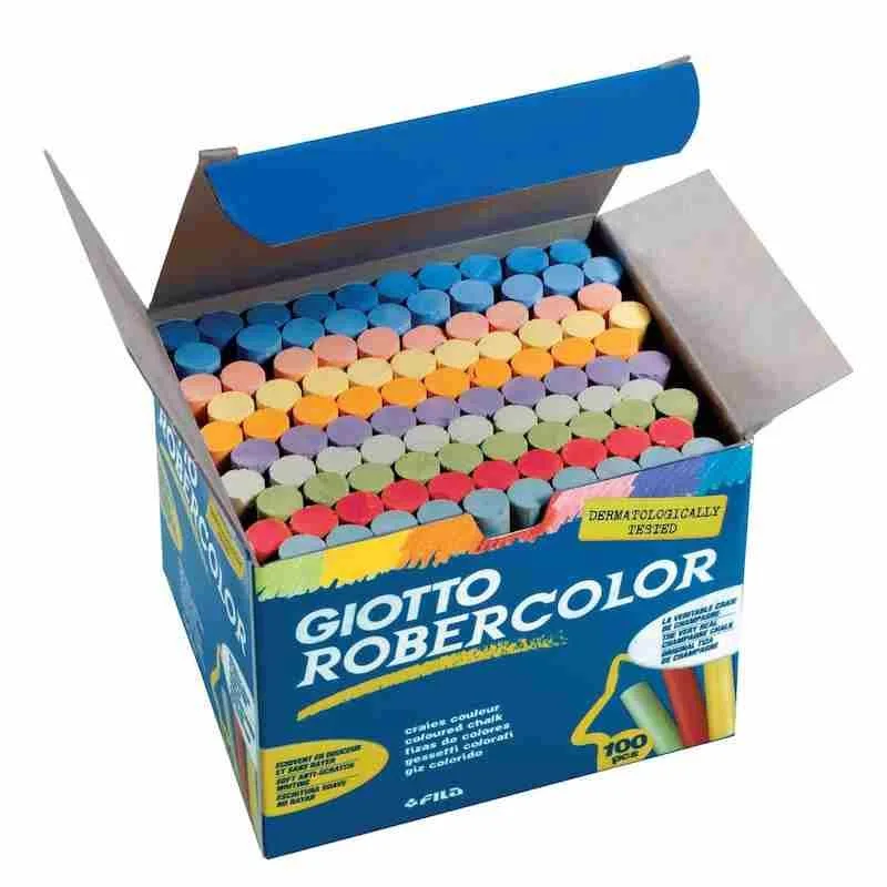 Robercolor Tebeşir 100 Lü Karışık Renkli