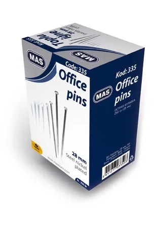 Mas Toplu İğne 250 Gr Nikelli 28 Mm 335