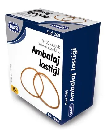 Mas Ambalaj Lastiği Kauçuk 200 Gr 80/50 Mm 360
