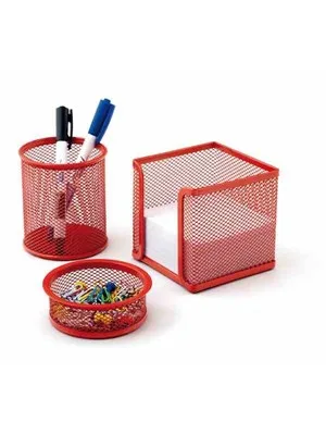 Mas Metal Perfore 3 Lü Set Kırmızı 505