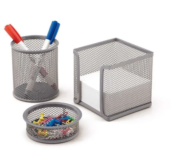 Mas Metal Perfore 3 Lü Set Gümüş 505