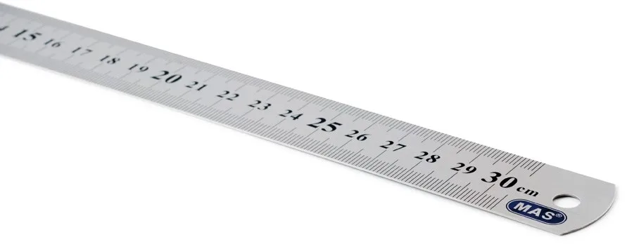 Mas 30 Cm Çelik Cetvel 2330
