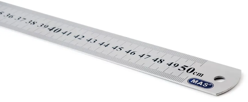 Mas 50 Cm Çelik Cetvel 2350