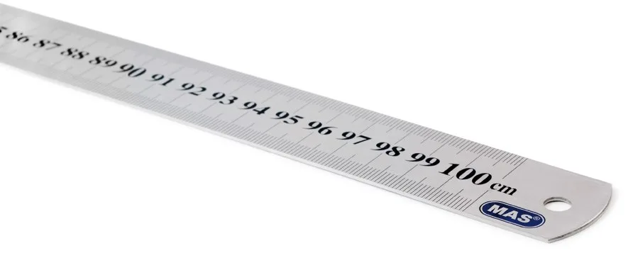 Mas 100 Cm Çelik Cetvel 2400