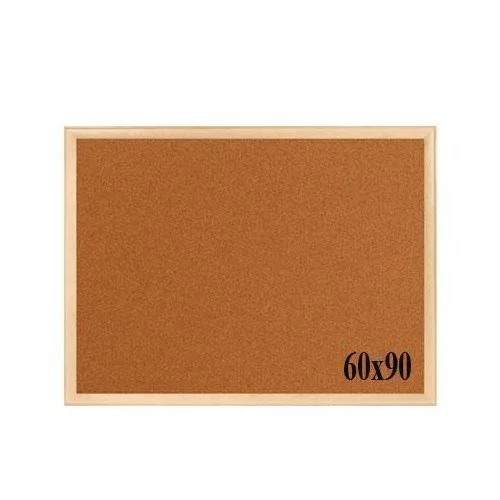Panda 60x90 Ahşap Çerçeve Mantar Pano 116
