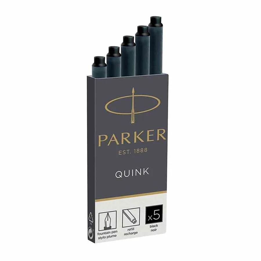 Parker Dolma Kalem Kartuşu Siyah 5 Li 1950382