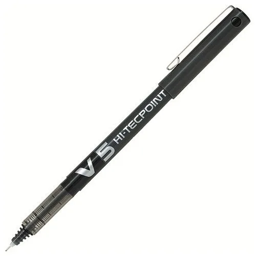 Pilot V5 Hı-tecpoınt 0.5 Roller Kalem Siyah Bx-v5