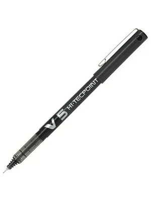 Pilot V5 Hı-tecpoınt 0.5 Roller Kalem Siyah Bx-v5