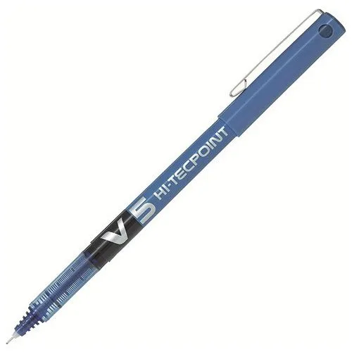 Pilot V5 Hı-tecpoınt 0.5 Roller Kalem Mavi Bx-v5