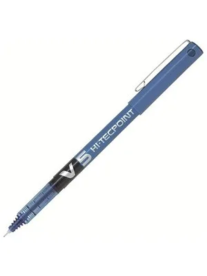 Pilot V5 Hı-tecpoınt 0.5 Roller Kalem Mavi Bx-v5
