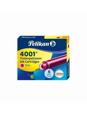 Pelikan Kartuş Mavi 6 Lı 4001