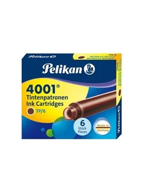 Pelikan Kartuş Mavi 6 Lı 4001