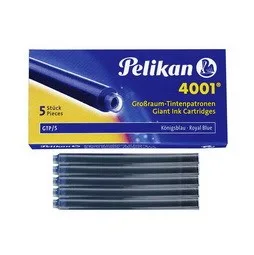 Pelikan Uzun Kartuş Mavi 5 Li 4001