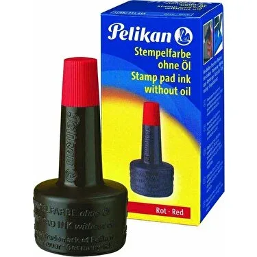 Pelikan Istampa Mürekkebi Kırmızı 28 Ml