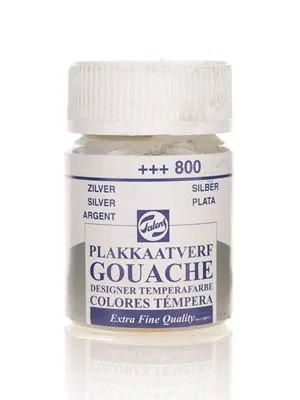 Talens 16 Ml Guaj Boya Şişe 800 Gümüş