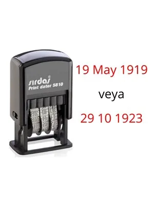 Sırdaş 5810 Tarih Kaşesi