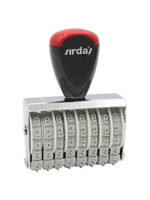 Sırdaş 1596 9 Mm 6 Hane Otomatik Numaratör