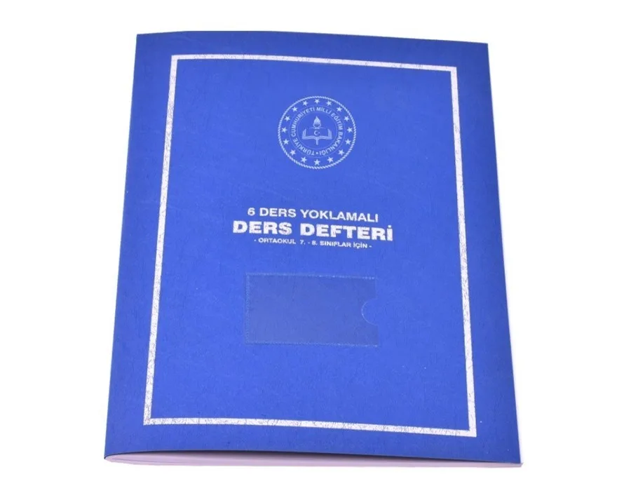 Gülpaş 6 Ders Yoklamalı Ders Defteri Ortaokul İçin Pp Kapak 389