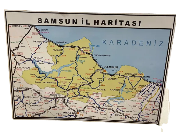 Unıversal 50x70 Samsun İl Haritası