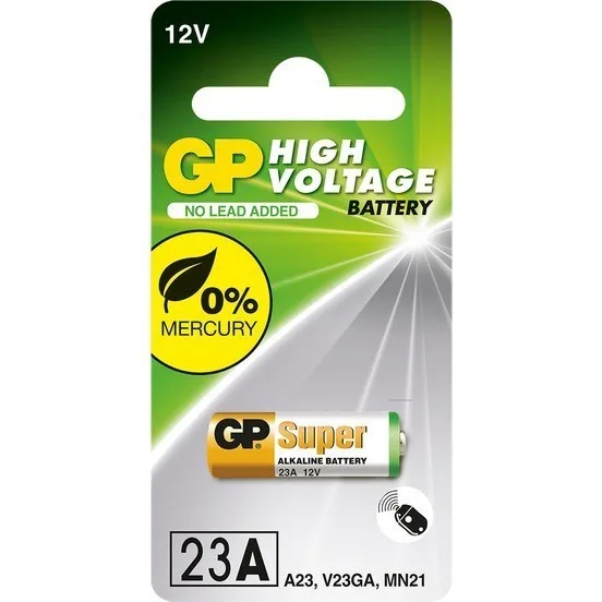 Gp 12 Volt Yüksek Voltaj Pil 23ae