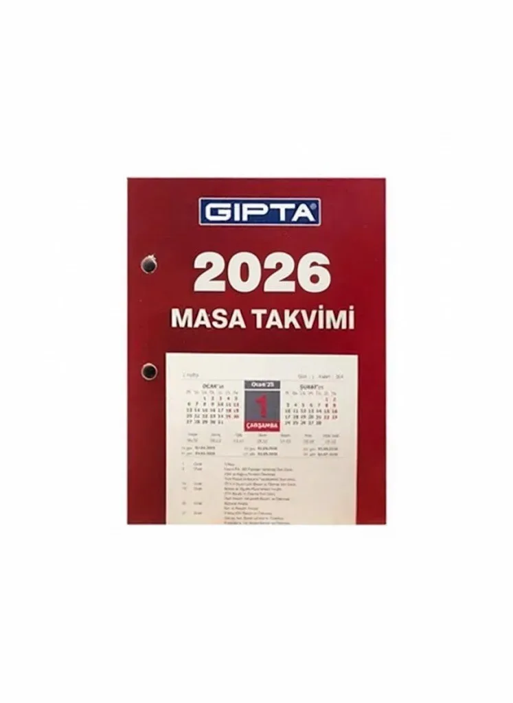 Gıpta 10x13 Masa Takvimi 365-gtb (2026)