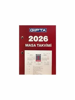 Gıpta 10x13 Masa Takvimi 365-gtb (2026)