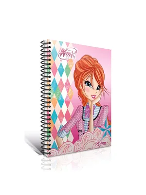 Gıpta Winx A4 Karton Kapak Spiralli Defter Kareli 72 Yp