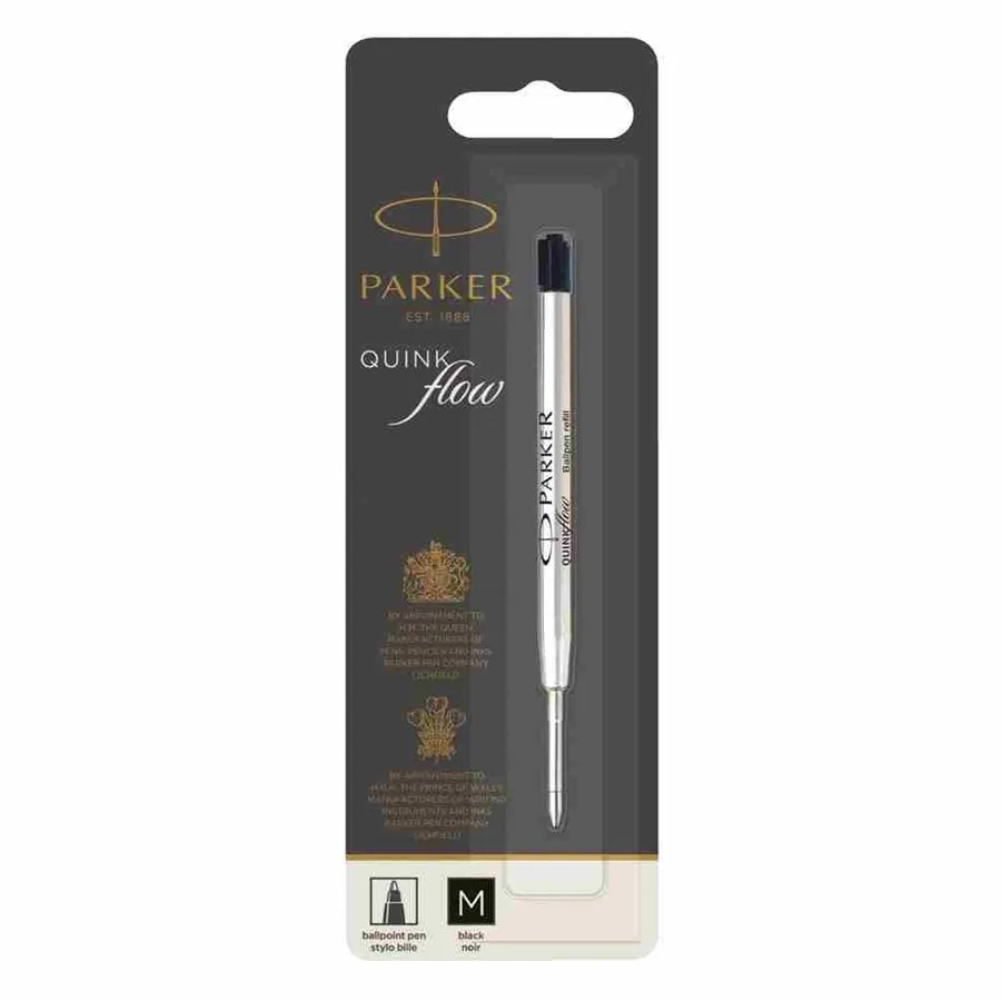 Parker Quink M (medium) Tükenmez Kalem Yedeği (refil) Siyah 1950371-1950369