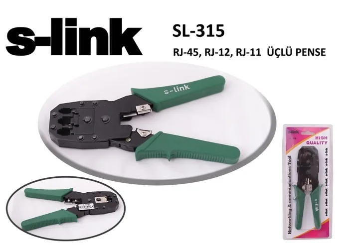 S-lınk Sl-315 Network Ayarlı Pense Rj45-rj11-rj12