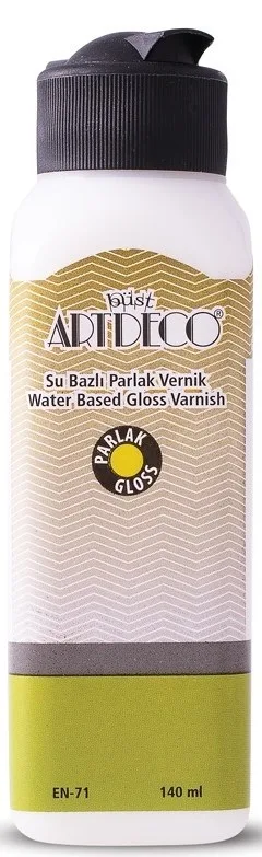 Artdeco 140 Ml Su Bazlı Ahşap Verniği Parlak 974