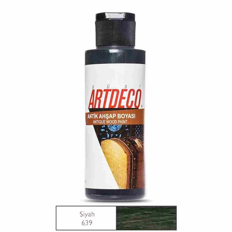 Artdeco 120 Ml Antik (eskitme) Ahşap Boyası Siyah 26r-639