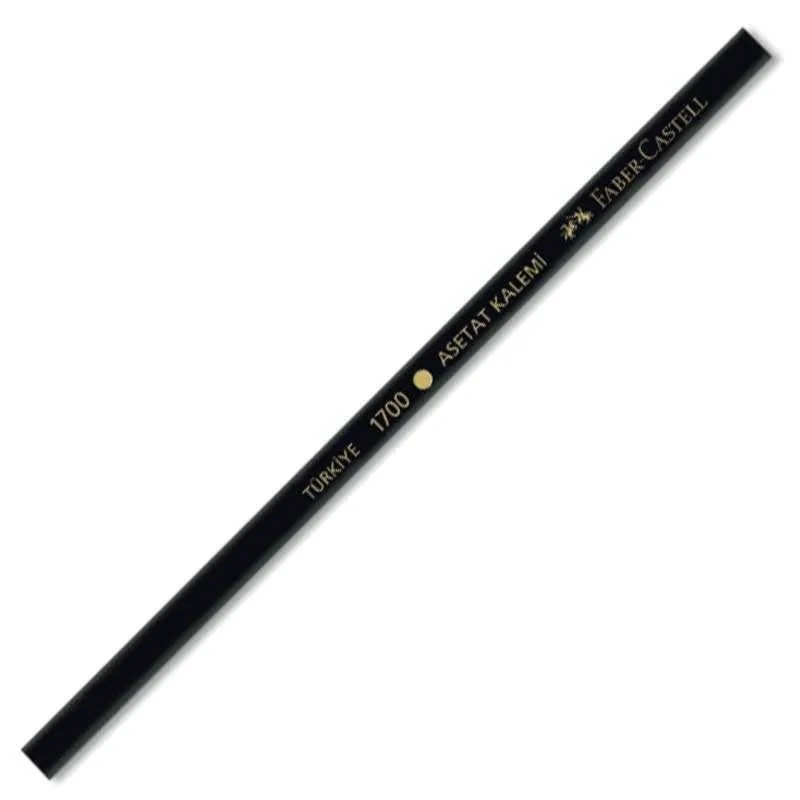Faber Castell Asetat Boya Kalemi Siyah 1700-070