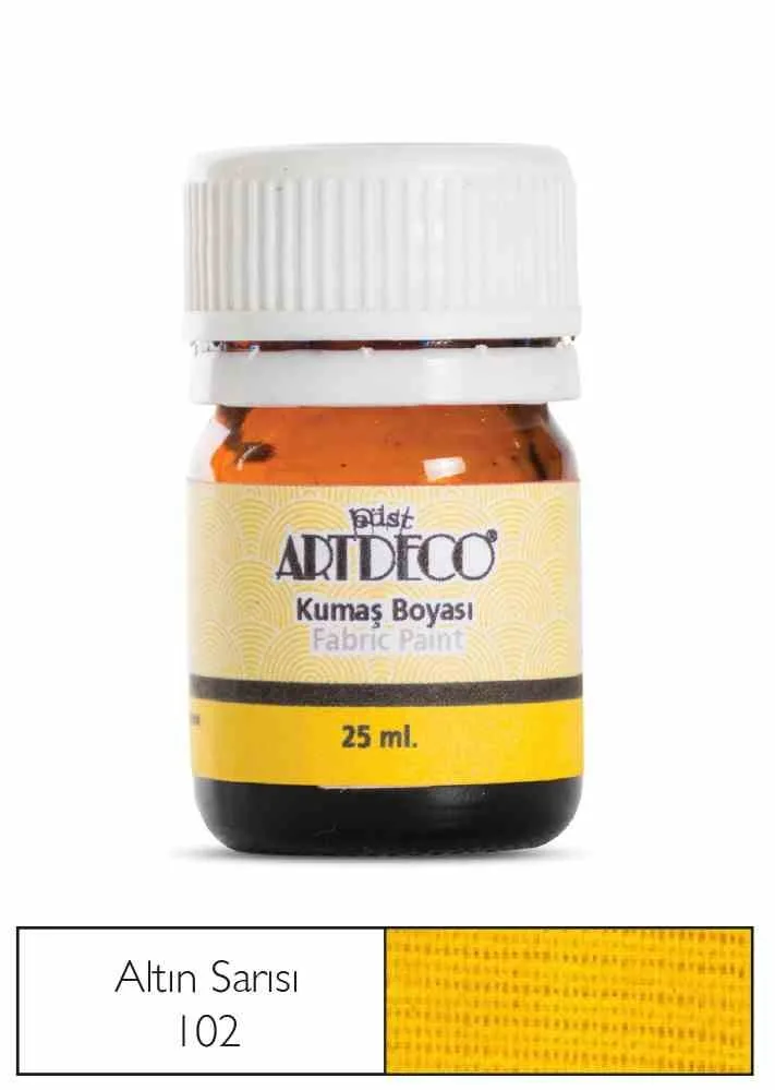 Artdeco 25 Ml Kumaş Boyası Sarı 10a-102