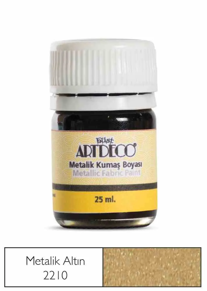 Artdeco 25 Ml Metalik Kumaş Boyası Altın 11a-221
