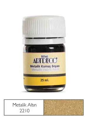 Artdeco 25 Ml Metalik Kumaş Boyası Altın 11a-221
