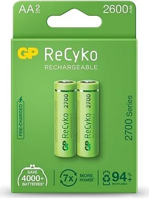 Gp Aa 1.2v 2600mah Şarjlı Pil 2 Li