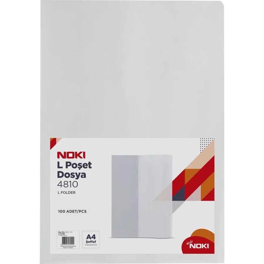 Noki A4 L Poşet Dosya 4810