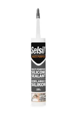 Siyah Universal Silikon - 280 gr - Dolgu Silikonu