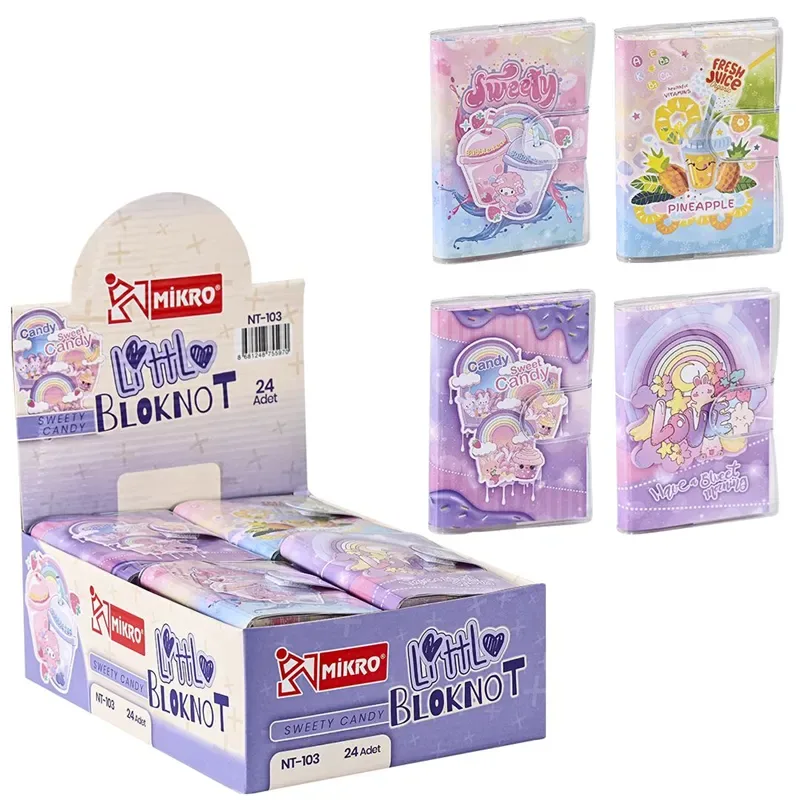 Mikro A7 Cırtlı Not Defteri Sweet Love Nt-103