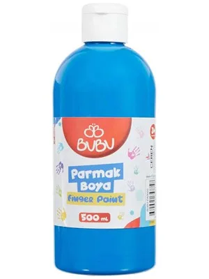Bubu 250 Ml Parmak Boyası Mavi Par012