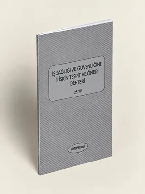 Altınyıldız Ot.iş Sağlığı ve Güvenliğine İlişkin Tespit ve Öneri Defteri 50yp Karton Kapak