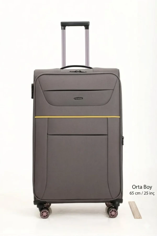 Fossil 012 Kumaş Orta Boy Valiz Vizon 012-02