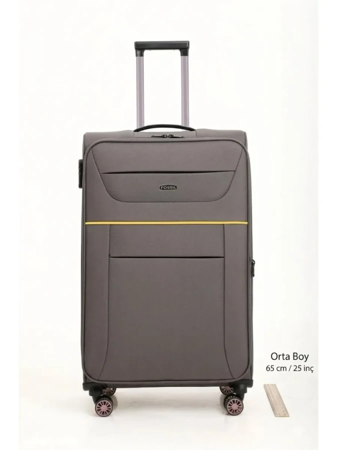 Fossil 012 Kumaş Orta Boy Valiz Vizon 012-02