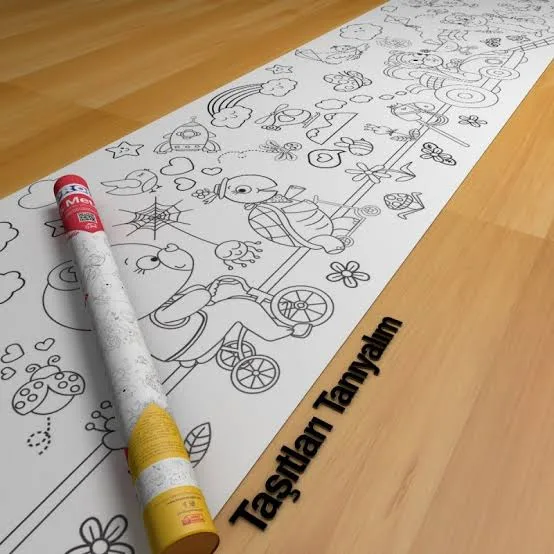 Proll 500cm X 60cm Taşıtlar Dev Boyama Kağıdı