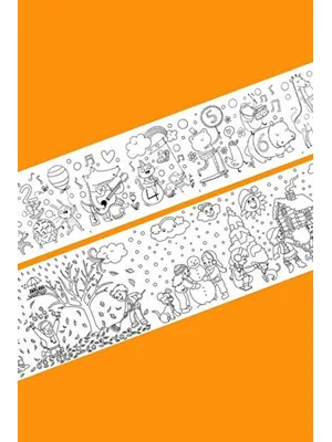 Proll 200cm X 30cm Meslekler Dev Boyama Kağıdı
