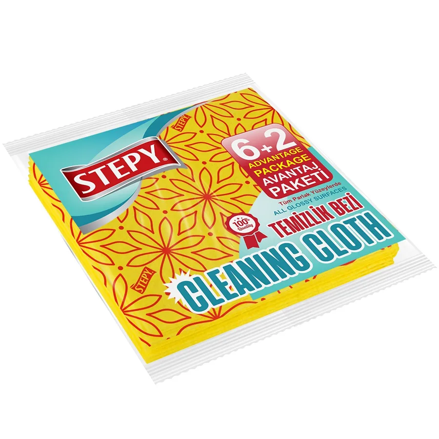 Stepy 35x24 Cm Temizlik Bezi 8"li 2020124