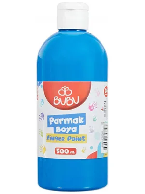 Bubu 500 Ml Parmak Boyası Mavi Par002