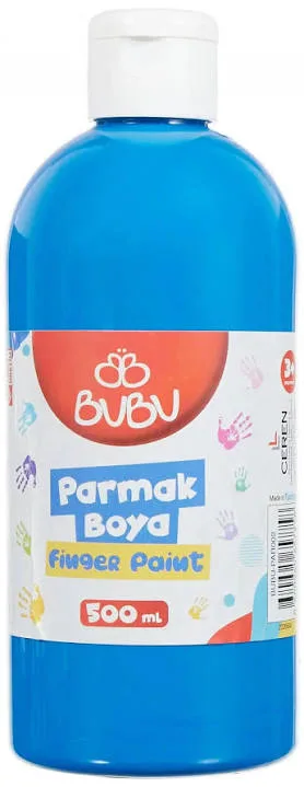 Bubu 500 Ml Parmak Boyası Mavi Par002
